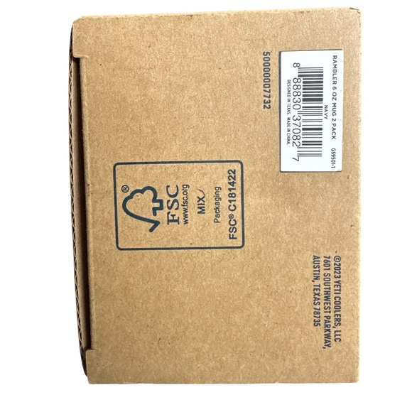 YETI Rambler 6oz Stackable Mugs 2 Pack “Navy” NIB - Picture 5 of 6